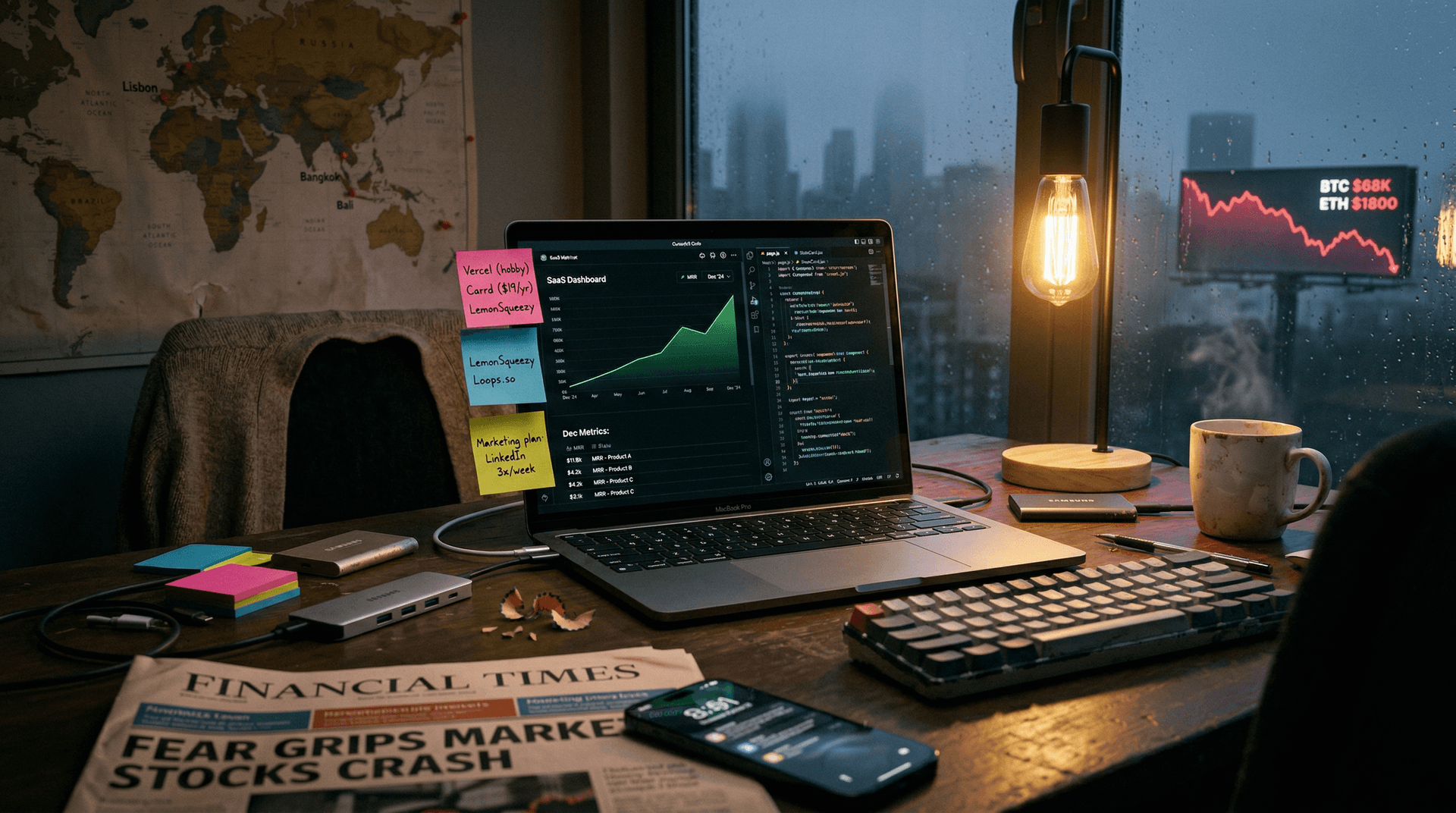 Solo Founder Scales Multiple $10K MRR SaaS Firms on $20 Tech Stack