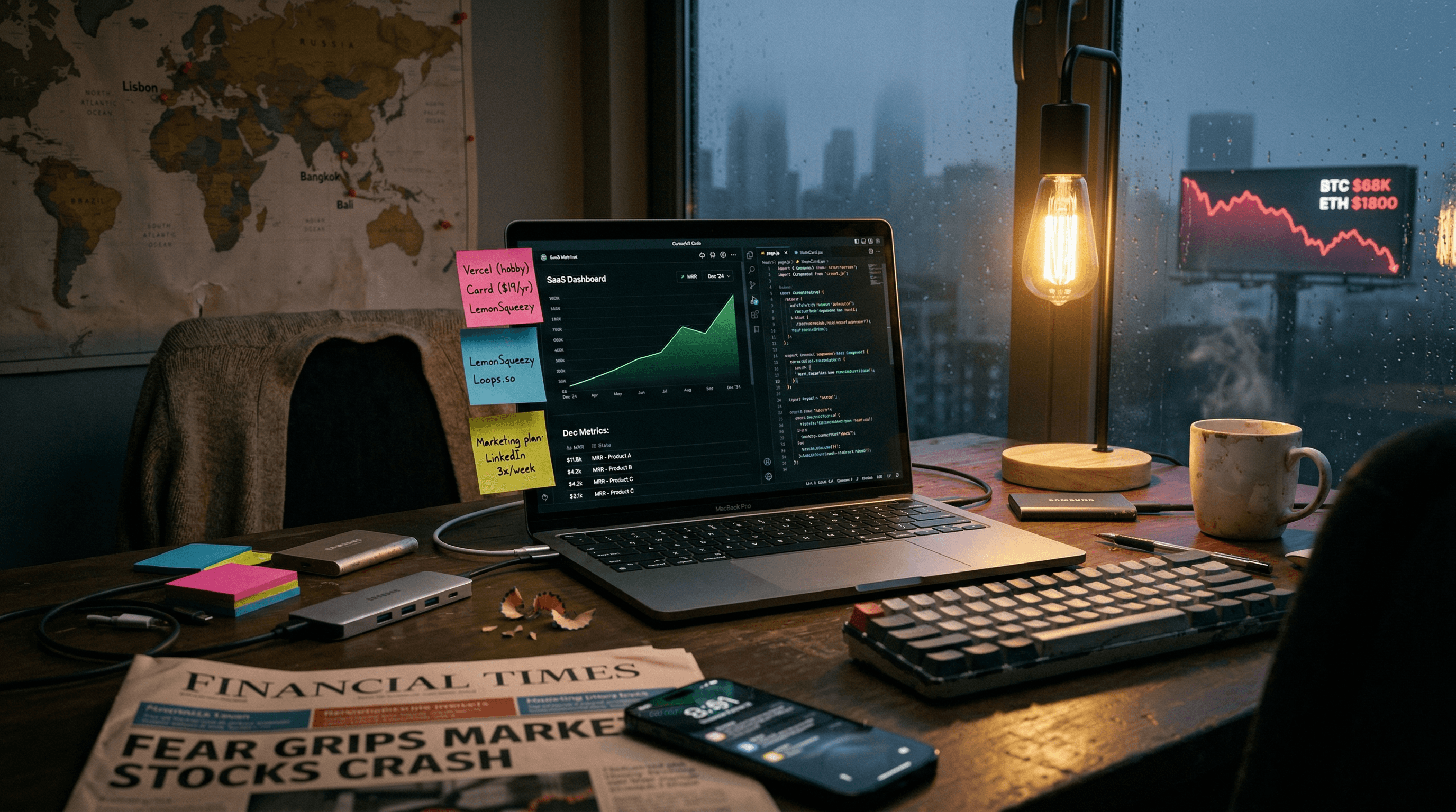 Solo Founder Scales Multiple $10K MRR SaaS Firms on $20 Tech Stack