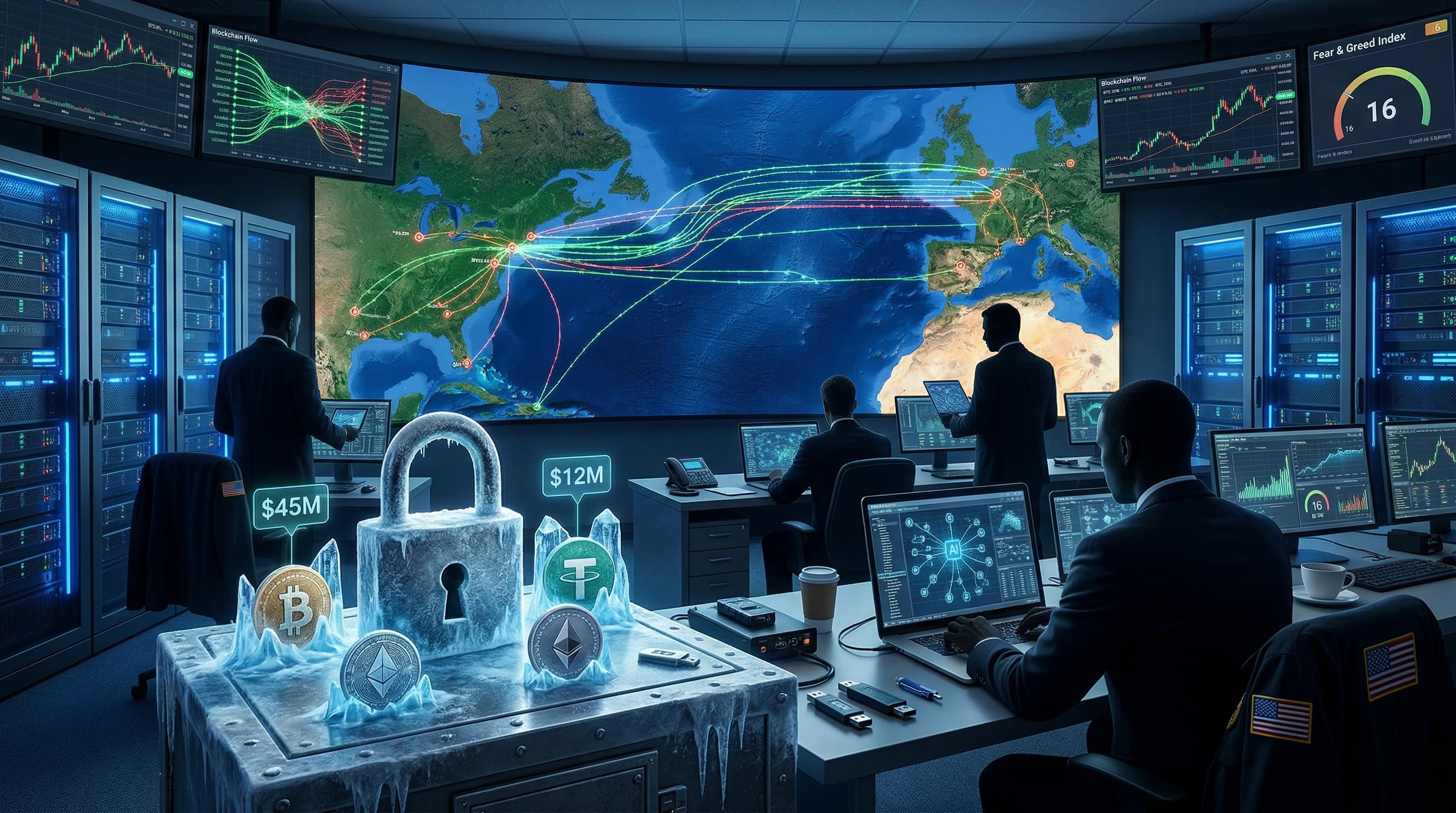 Operation Atlantic Disrupts $45M Crypto Fraud, Freezes $12M Funds