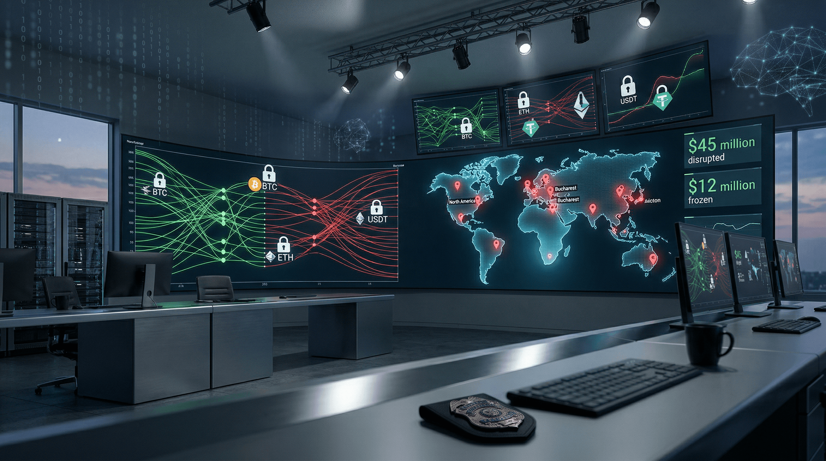 Operation Atlantic Disrupts $45M Crypto Fraud, Freezes $12M