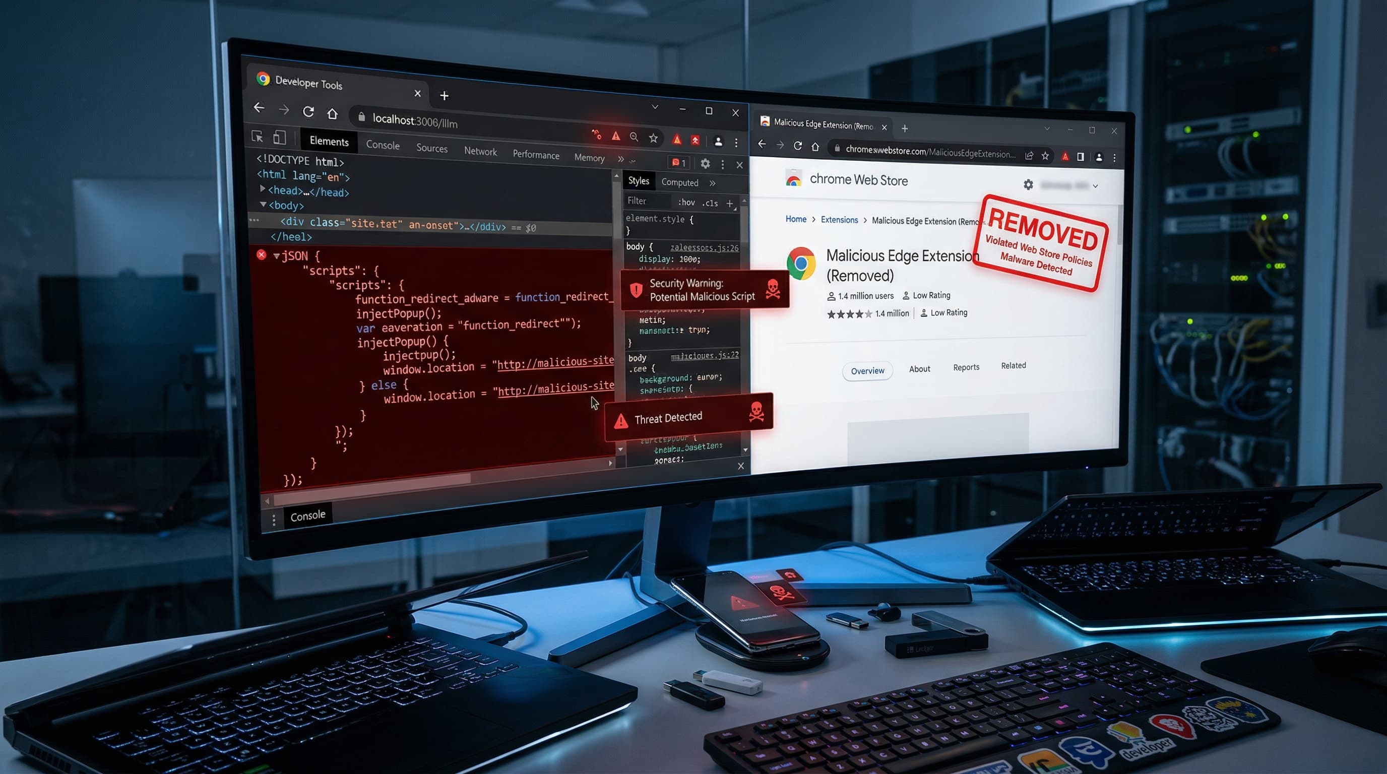 Chrome Extension Adware Triggers JSON Formatter Shutdown