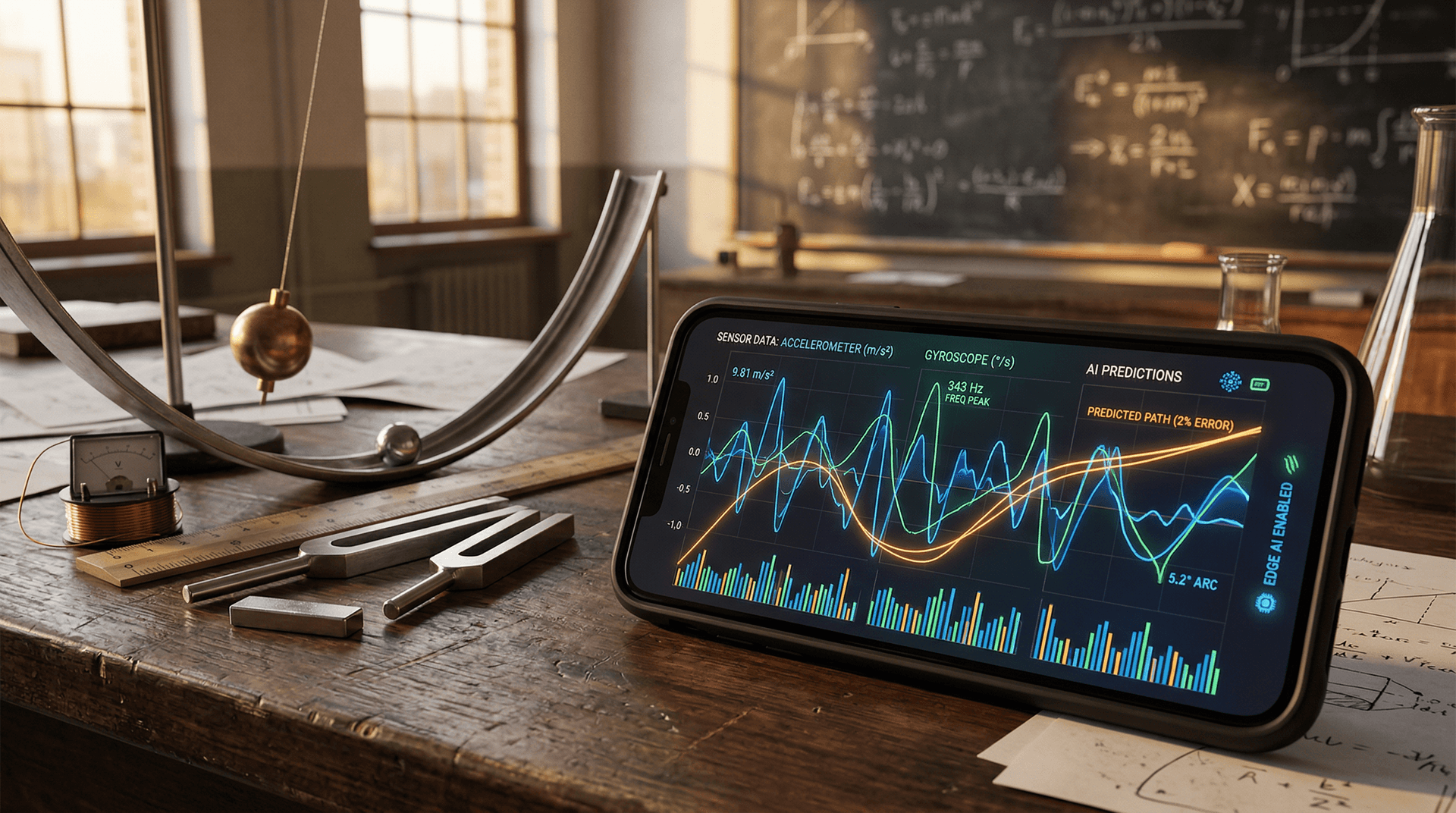 Phyphox App Turns Smartphones into AI Physics Labs