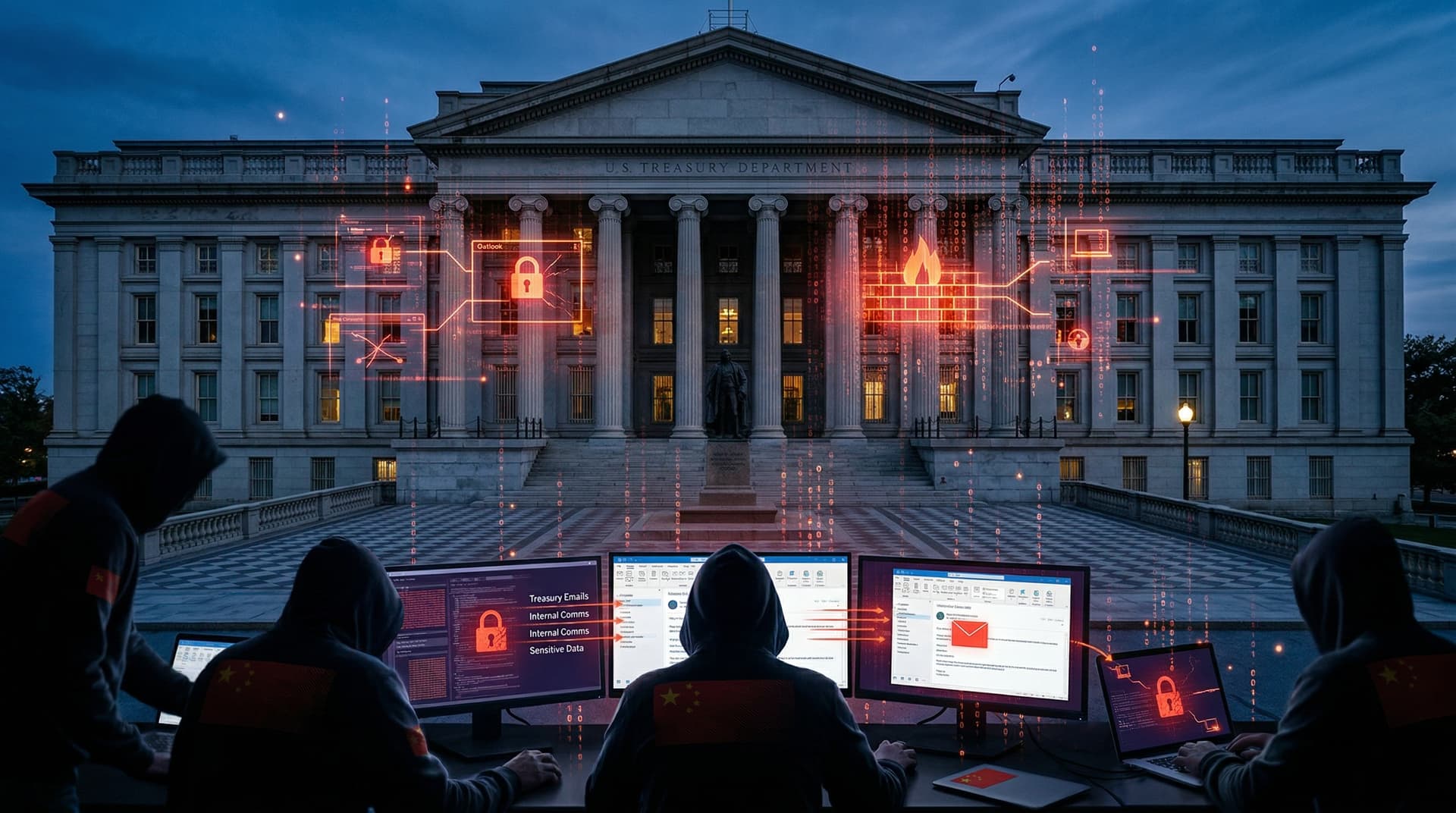 Chinese Hackers Breach US Treasury Email Accounts