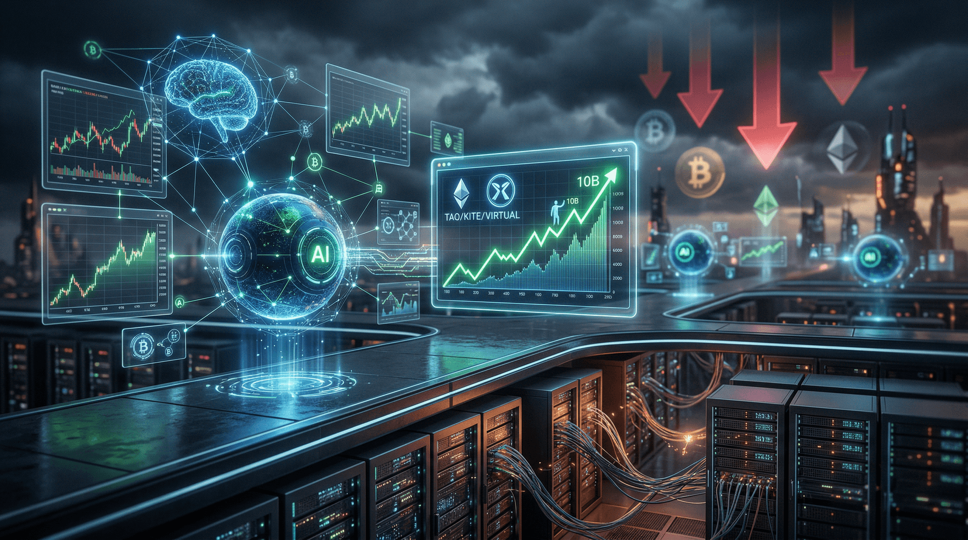 AI Agents Crypto $10B Surge Led by Bittensor, Kite