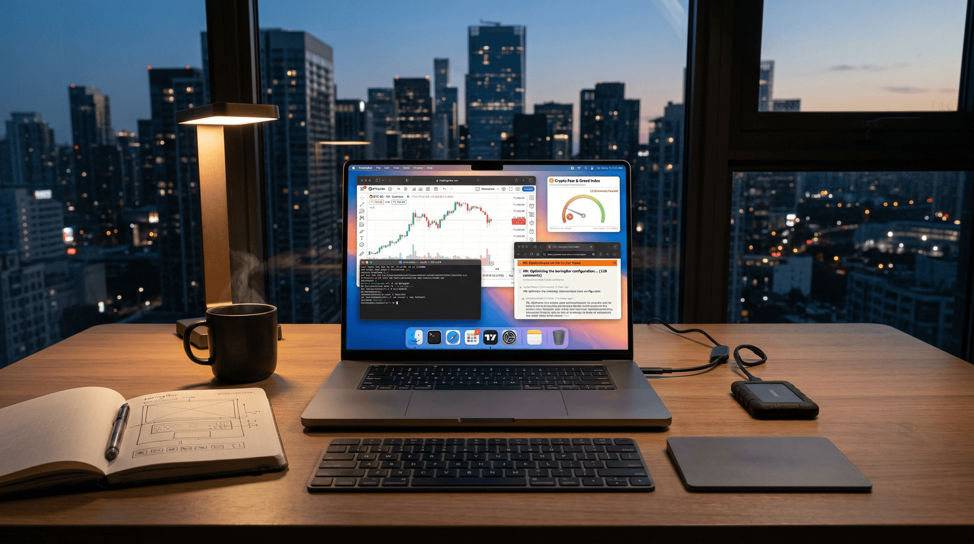 boringBar macOS Dock Cuts App Launches 35% for Fintech Traders