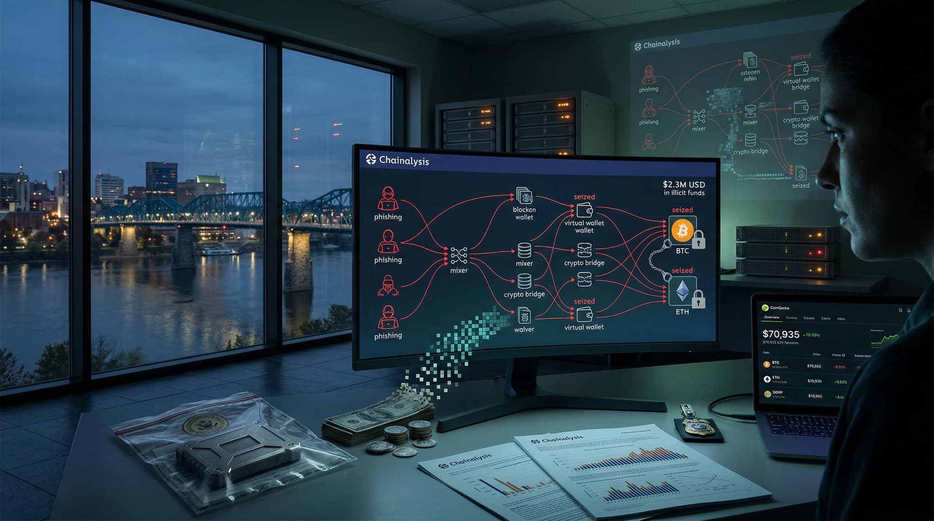 Chattanooga Crypto Bust: Authorities Seize $2.3M in Major Money Laundering Probe