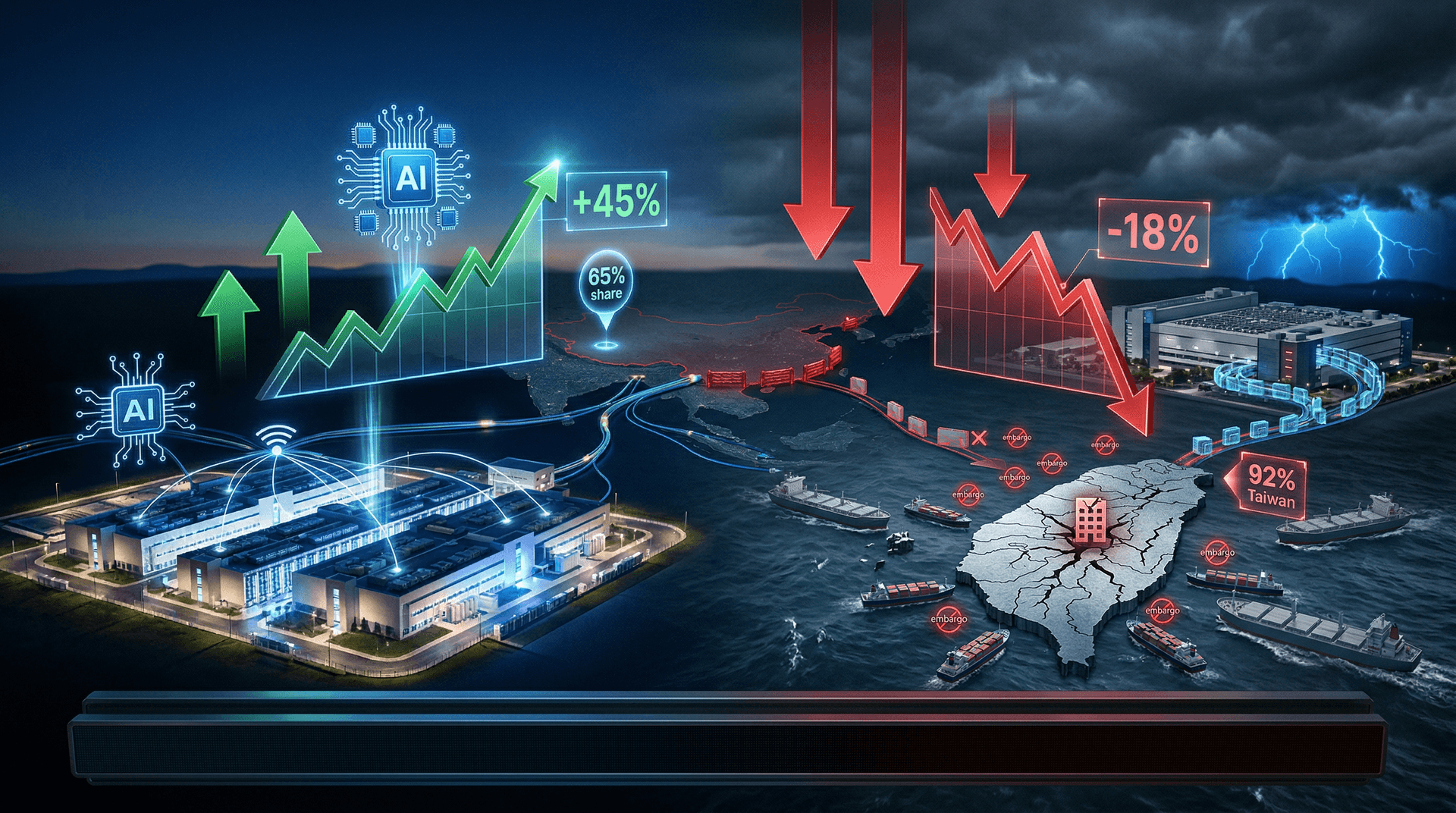 AI Stocks 2026: Nvidia Surges 45% YTD, AMD Drops 18%