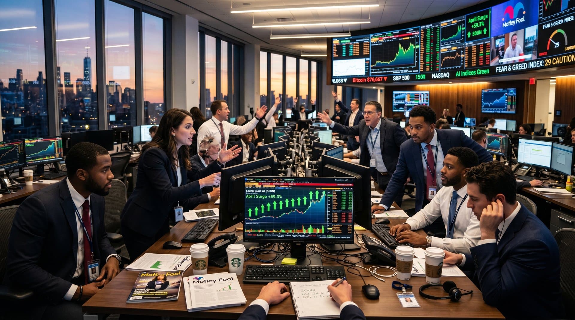 Traders analyze 59% AI stock surge on terminals amid tech rally and crypto dip