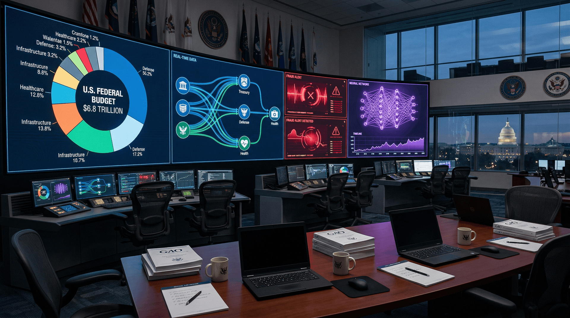 AI Federal Spending Transparency Tracks $6.8T Budget, GAO Reports