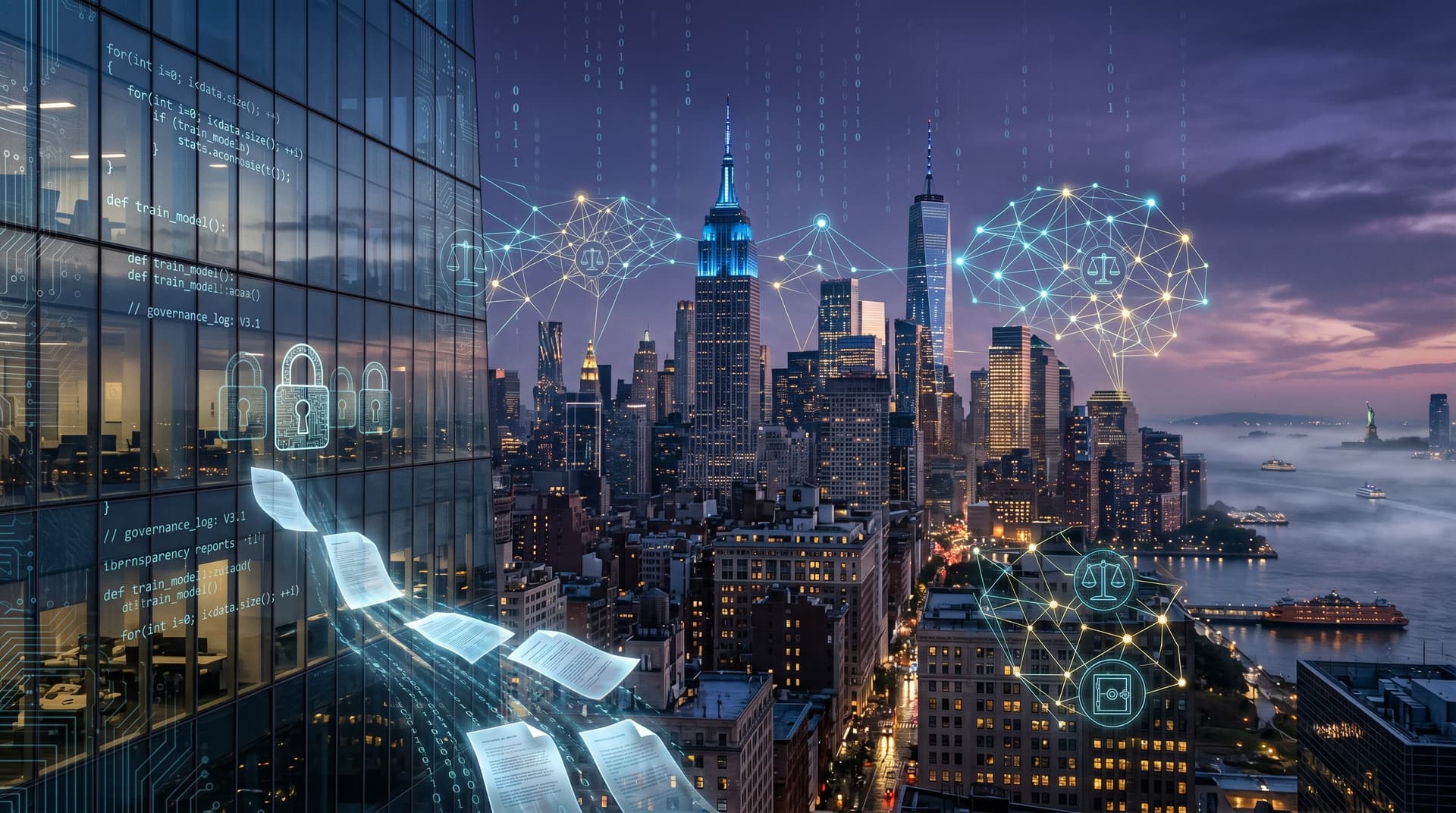 NY AI Regulations Mandate Transparency as Crypto Fear & Greed Hits 28