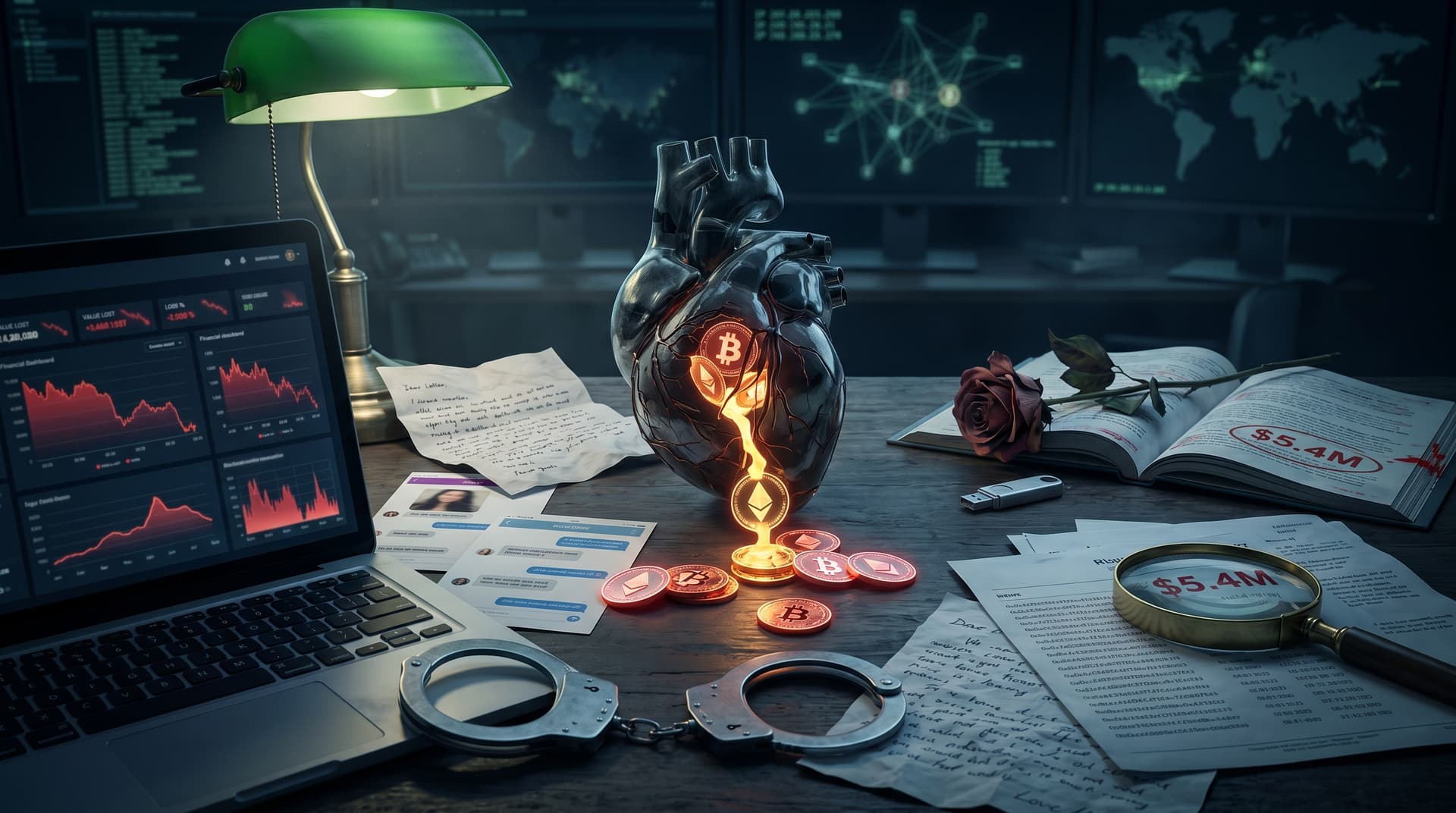 Romance Crypto Scam: FBI Busts $5.4M Ring
