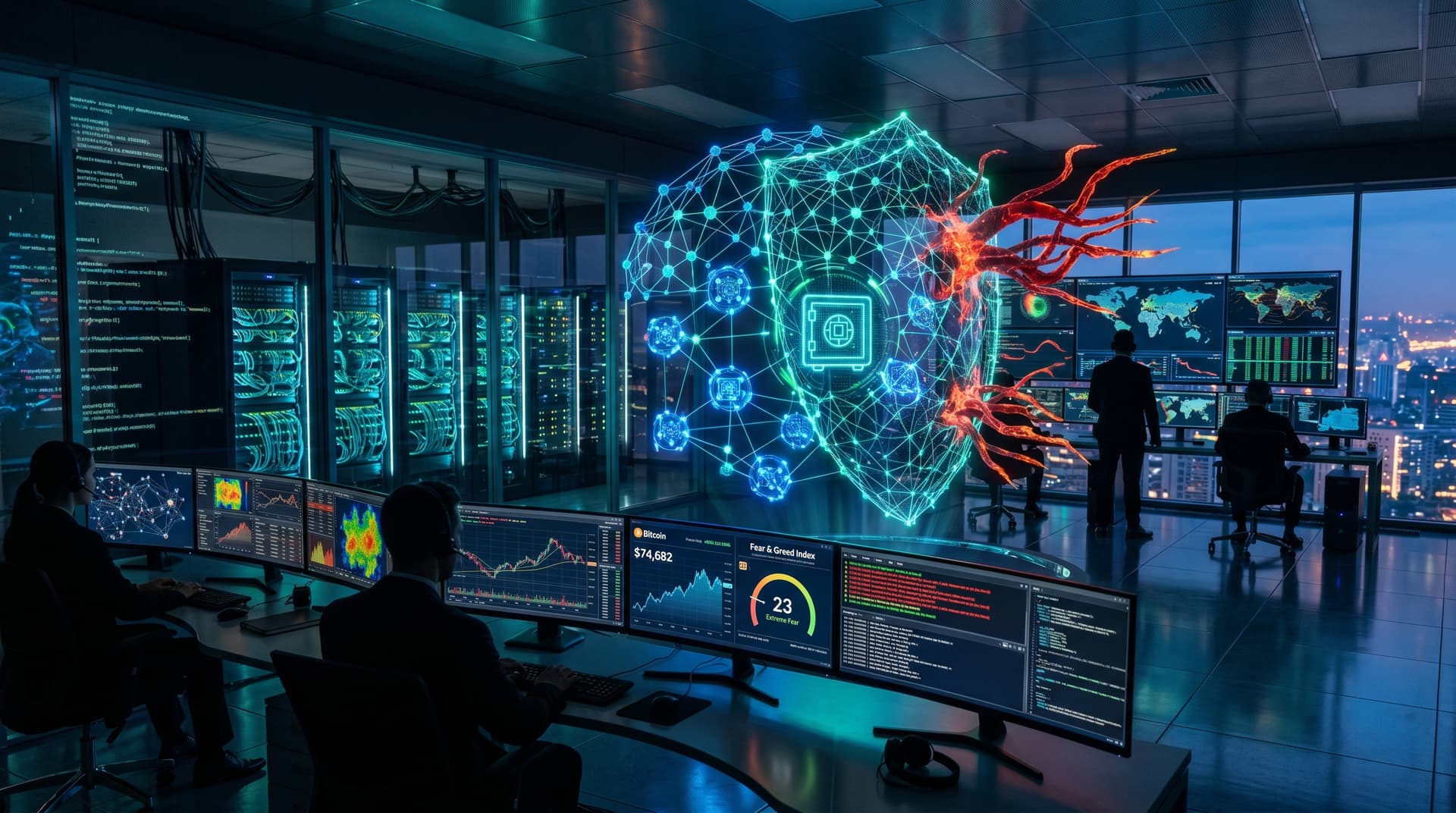 AI Cybersecurity Counters Threats as Bitcoin Hits $74,682