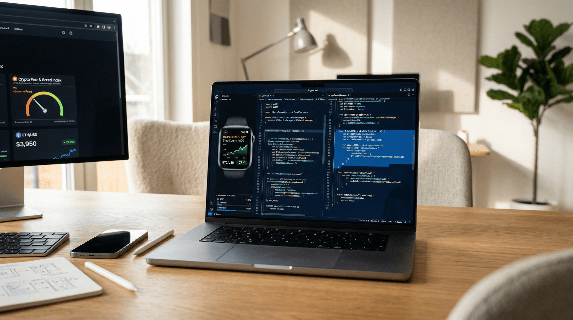 Agent's Native Mac IDE Accelerates Gadget Development as BTC Hits $75K